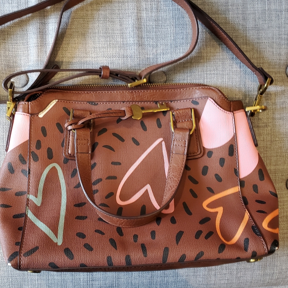 Fossil Jacqueline Satchel Handbag